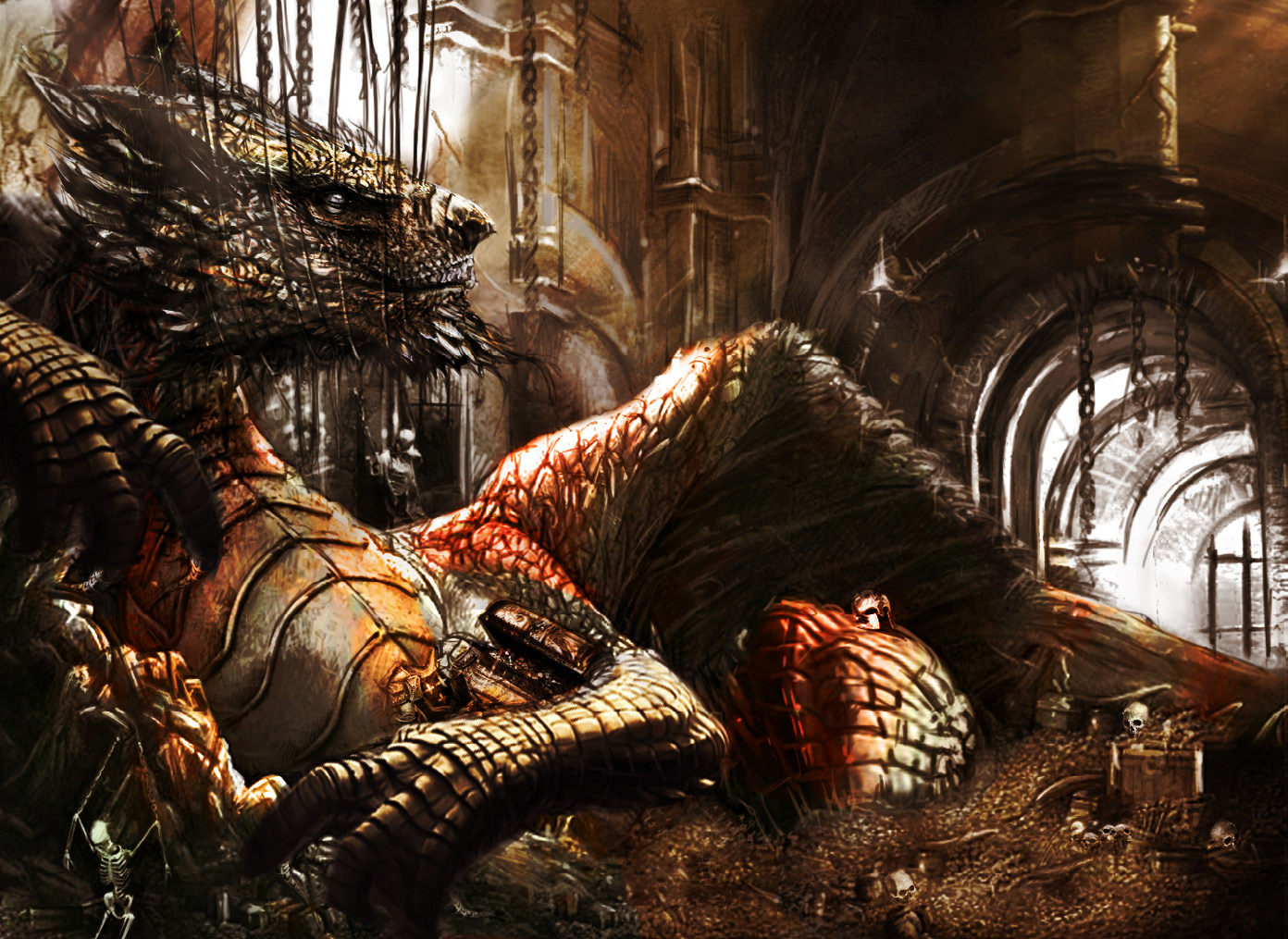 Chryaxas (0) - huge dragon (black) - NPC