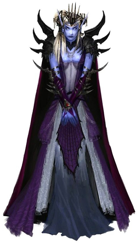 Nioba Shieldspinner (0) - humanoid (dark elf) - NPC
